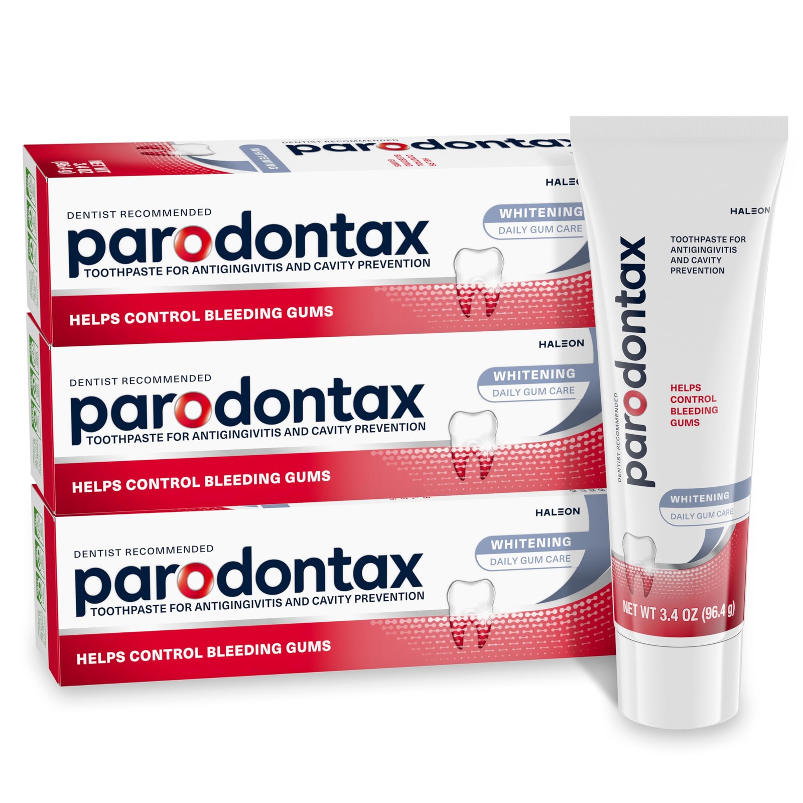 Parodontax Teeth Whitening Toothpaste To Help Bleeding Gums, Gum Toothpaste For