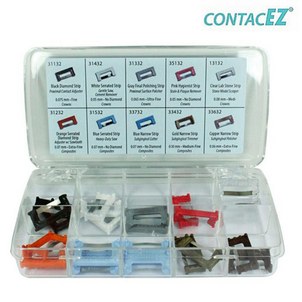 24pcs Dental ContacEZ Signature Set Assorted Restorative Strips Crowns
