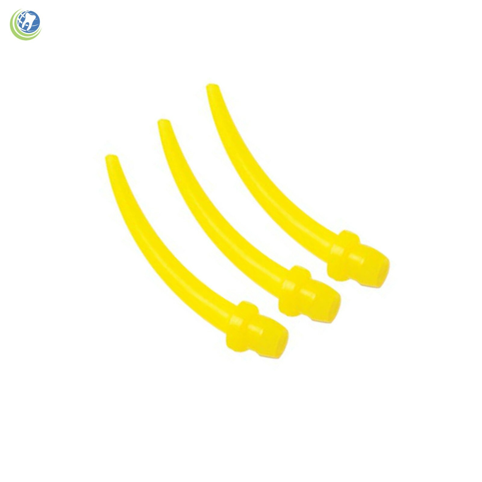 Dental Intra Oral Impression Dispensing Tips for Build-Up Material 100/bx Yellow