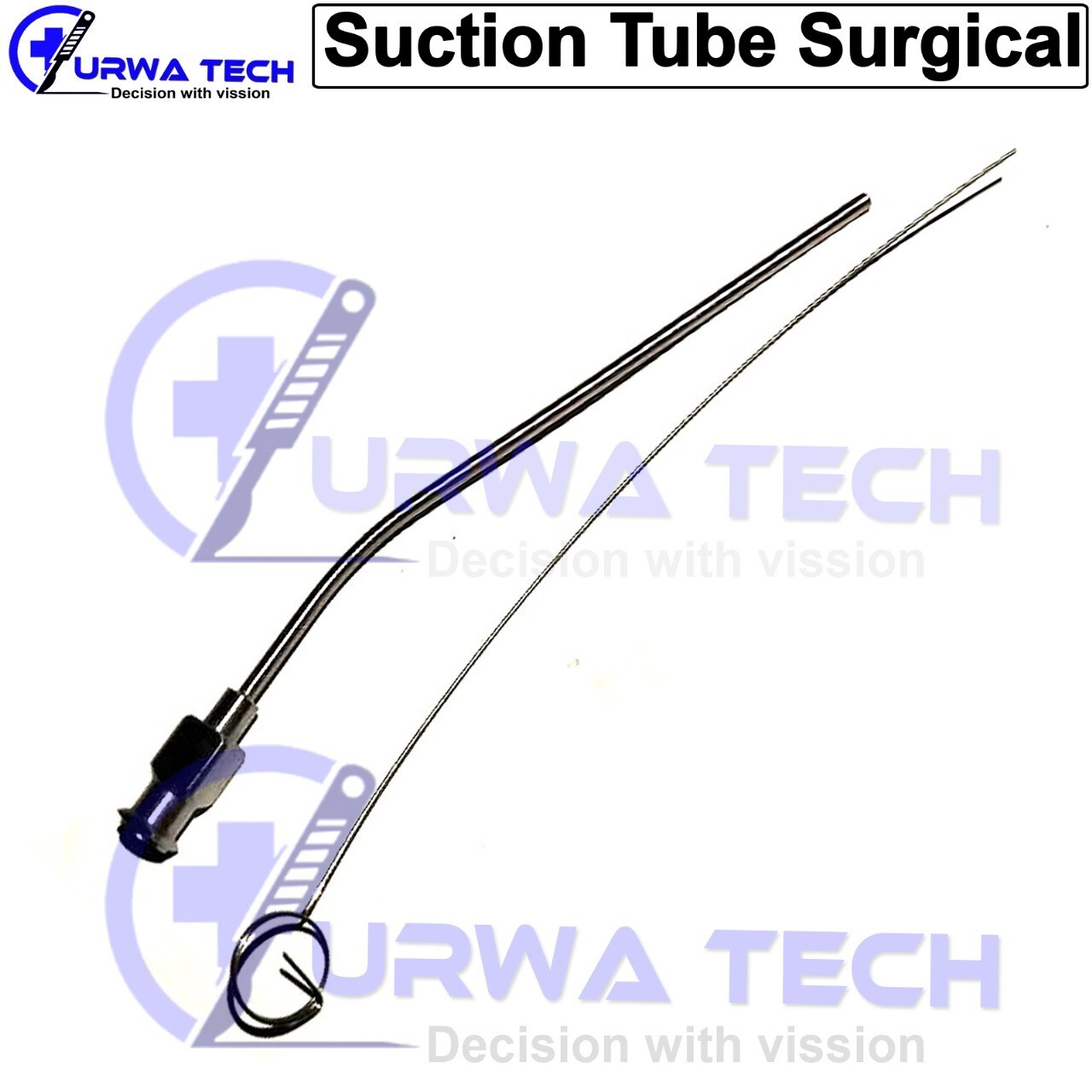 ENT Micro Suction Tip Set Of 2 Cannula 2.5mm(12G), 2.0mm(14G) ENT Instruments