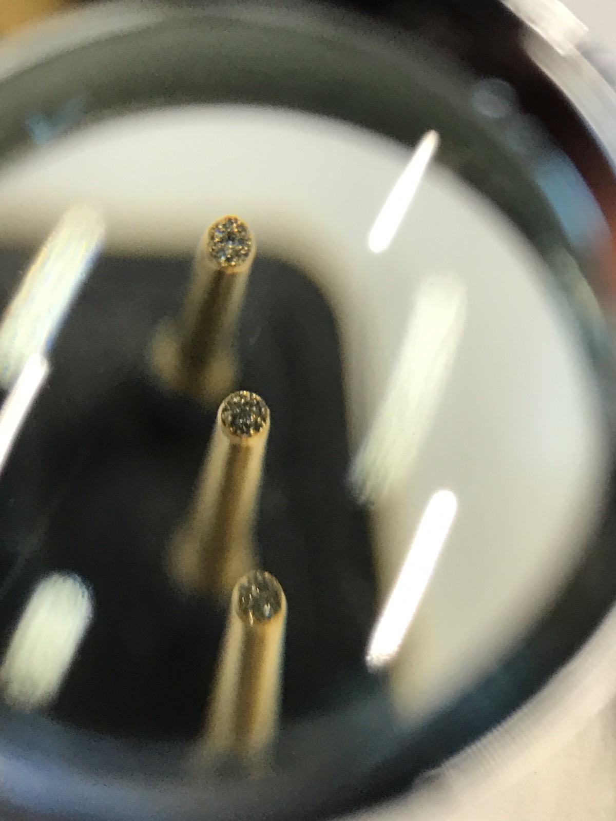 End Cutting FG Diamond Burr Safe End 1.2mm 20x High Quality GoldBurs G150-012sm