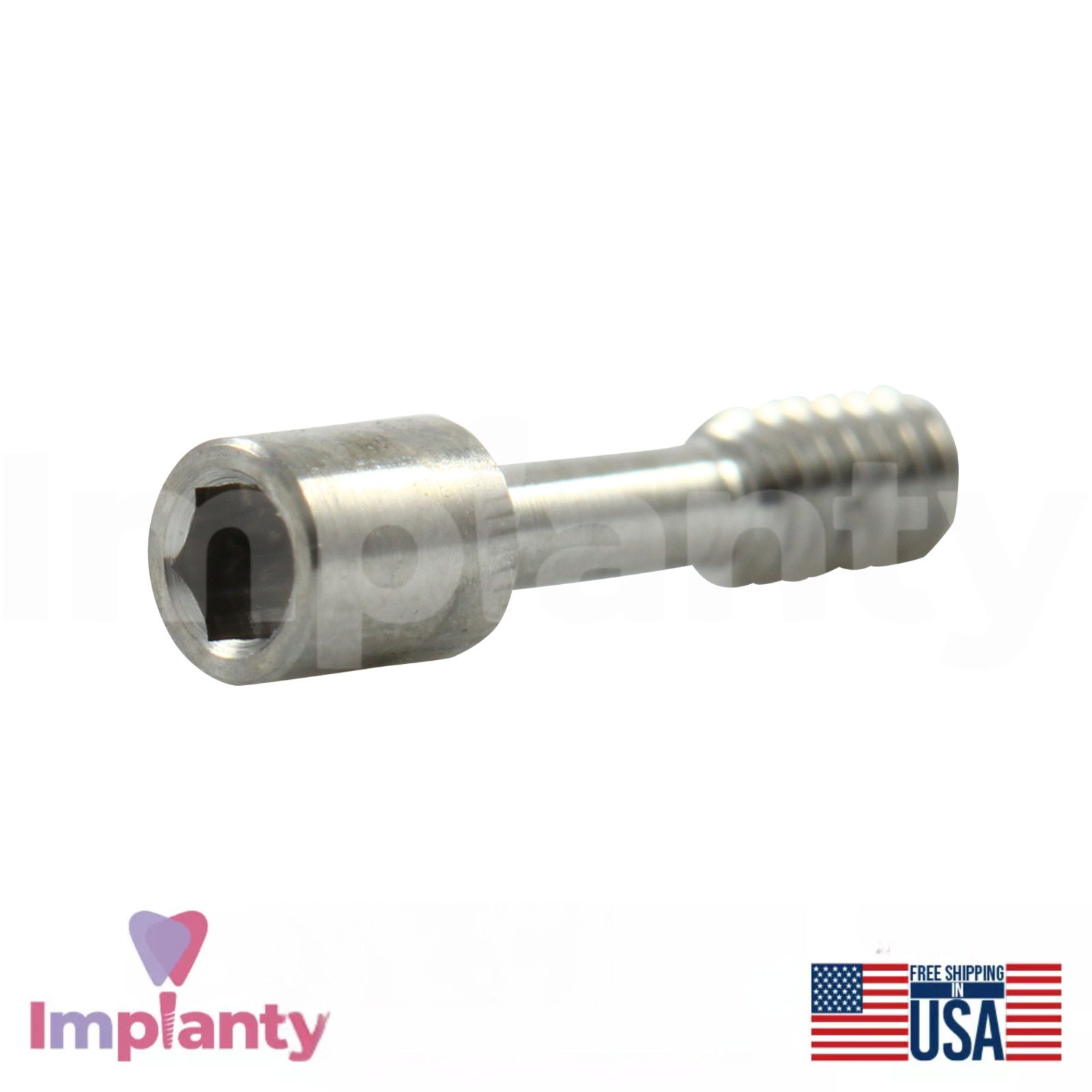 10 GDT Rotational Plastic Castable Prosthetic Slim Int Hex 2.0mm With Screw