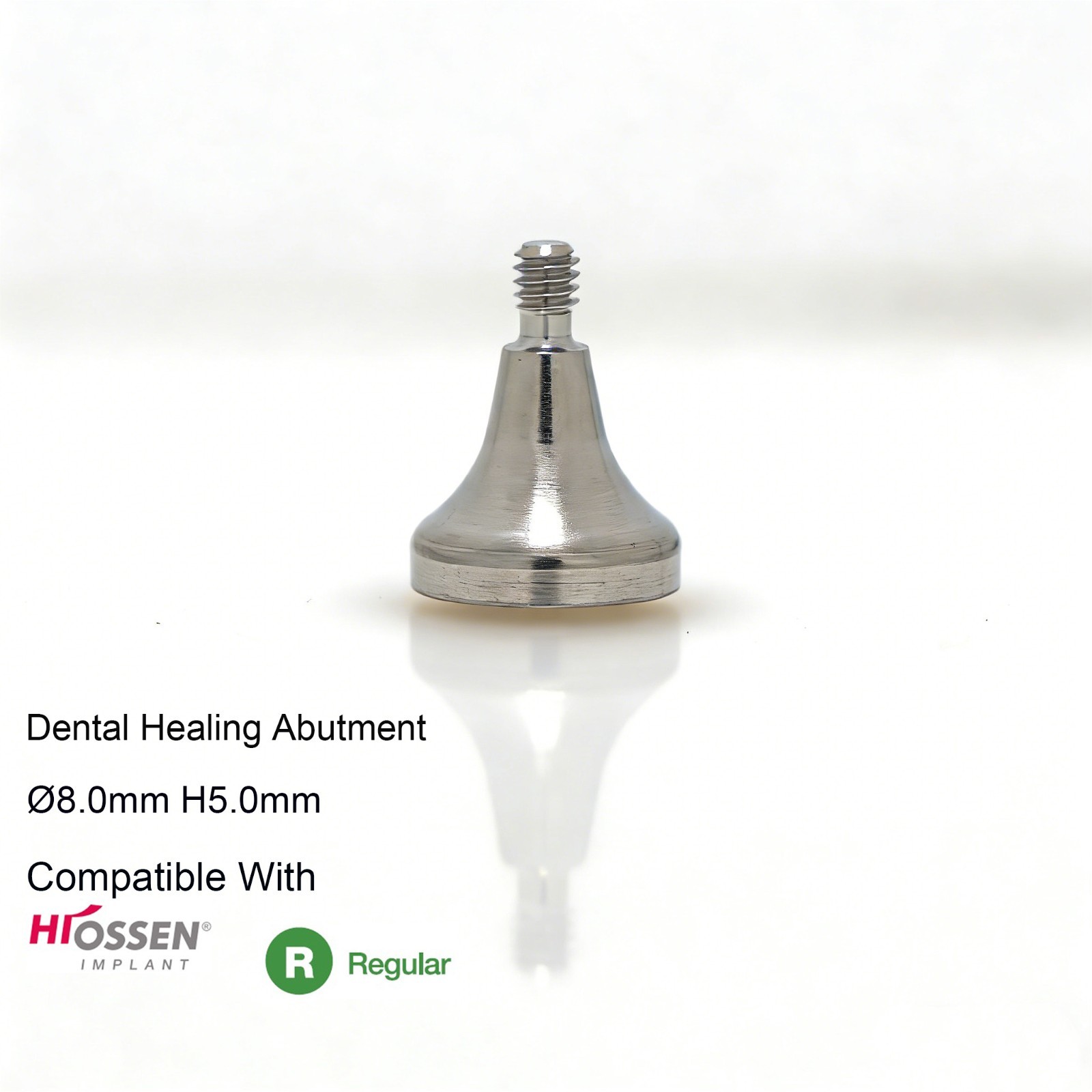US 10pcs Dental Healing Abutment Cap Regular Platform Fit Oss Hiossen ET Implant