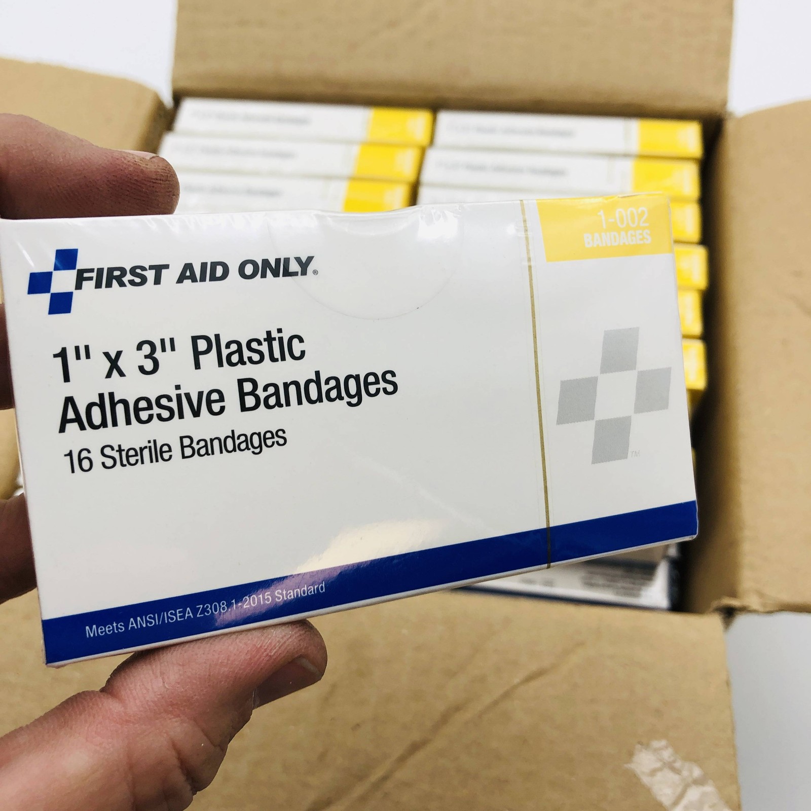 Acme First Aid Only 1-002 Plastic Adhesive Bandages 1in x 3in 59 Boxes of 16pcs