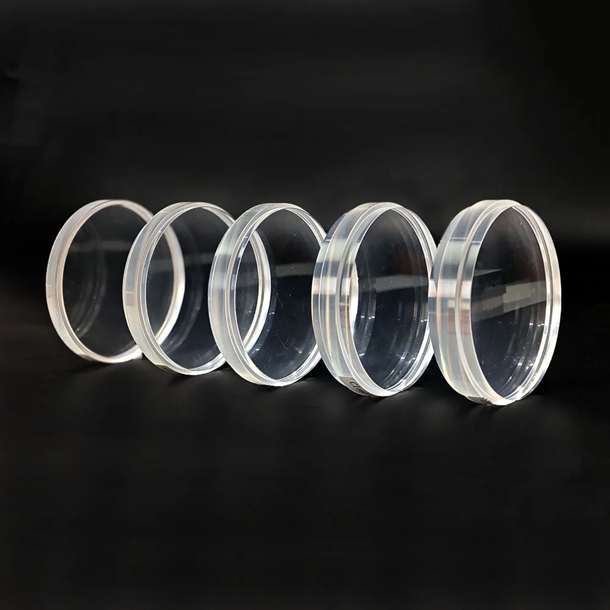 98mm Dental Clear PMMA Block Transparent Resin Disc for Dental Lab Material 5pc