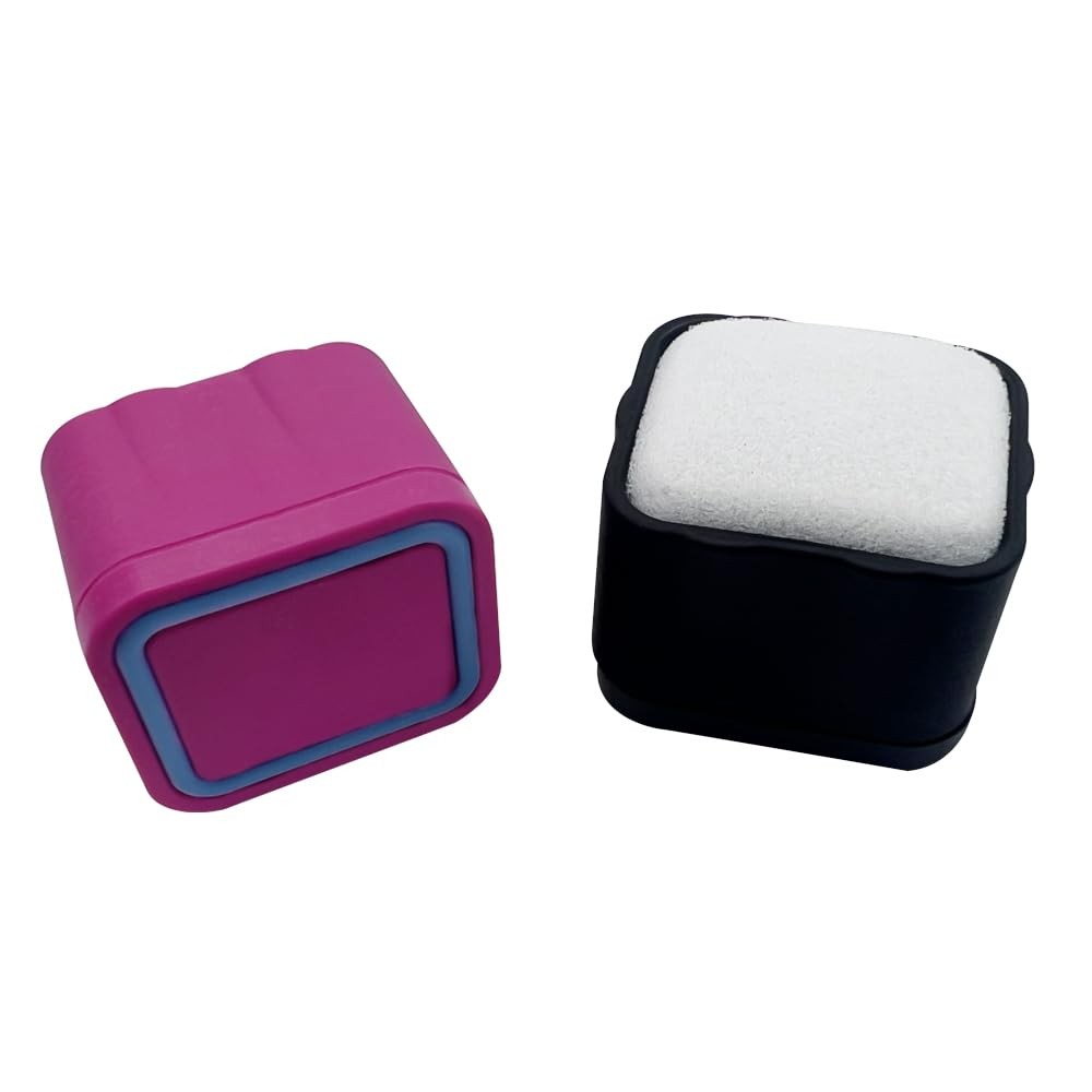 2 PCS Endo File Clean Stand, SENLIN DENTAL Quick Square-Shaped, Black+White