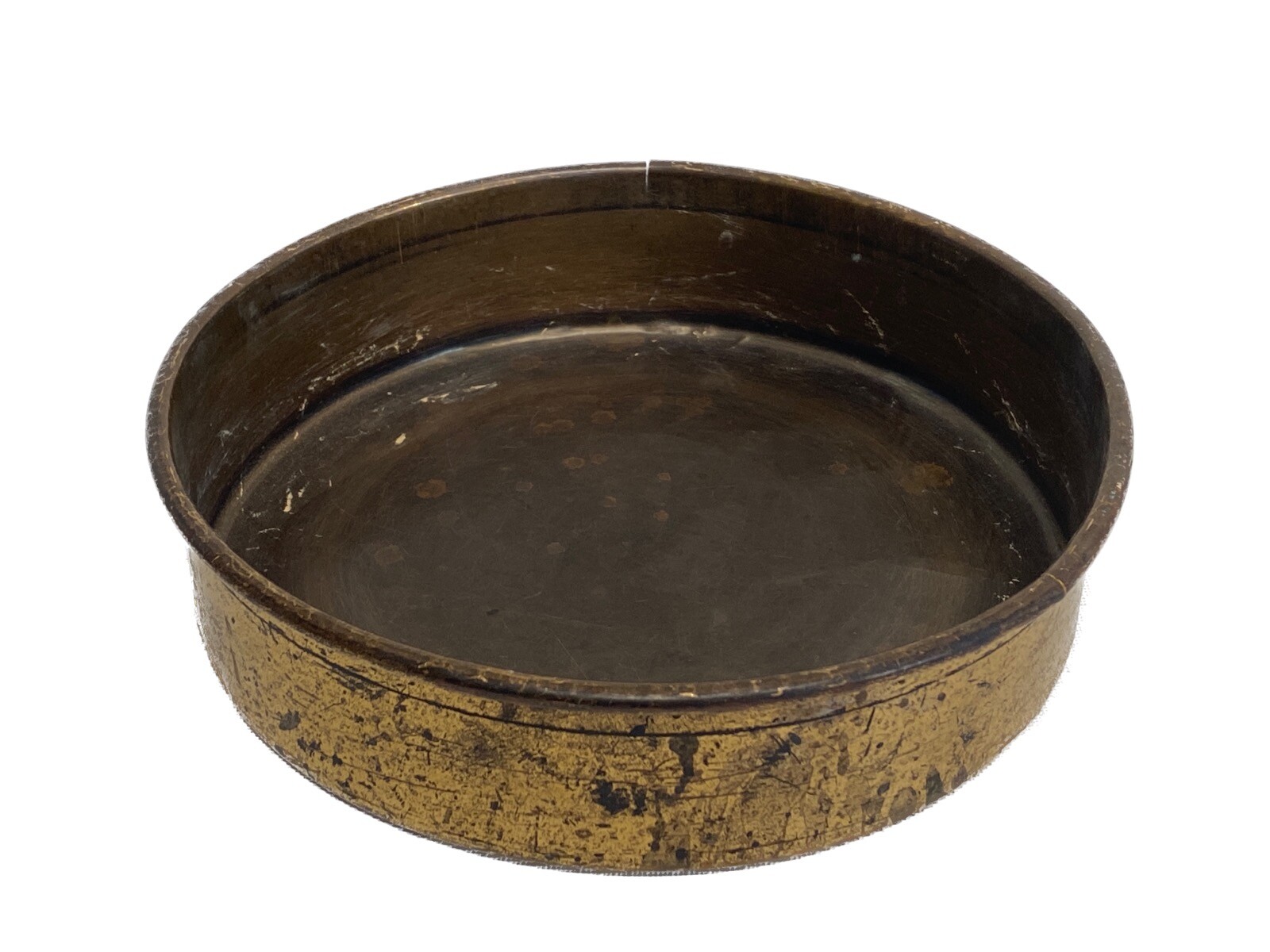 Test Sieve 8” ID Full Height Brass Collecting Pan 2” Depth