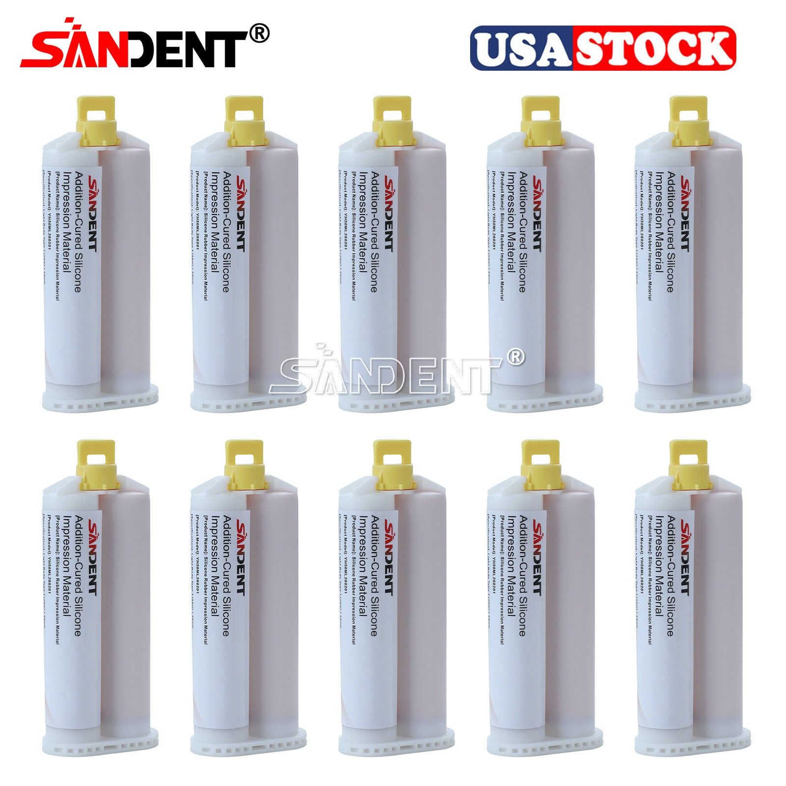 Dental Light Body Fast Rapid Set Dental Impression Material 25ml+25ml VPS PVS