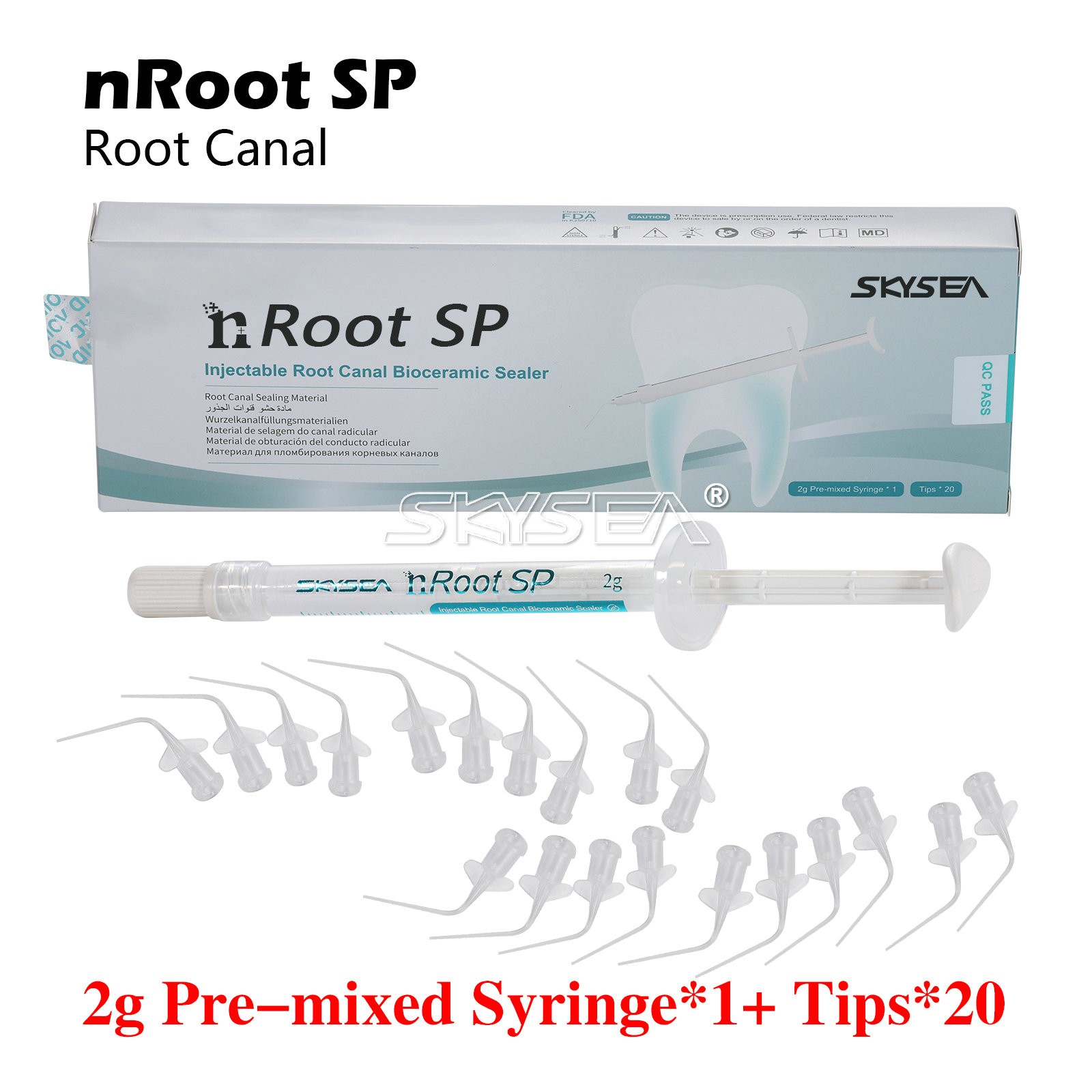 Dental Root canal bioceramic sealer/Repair Root Canal Endo Filling Cement 2g ns