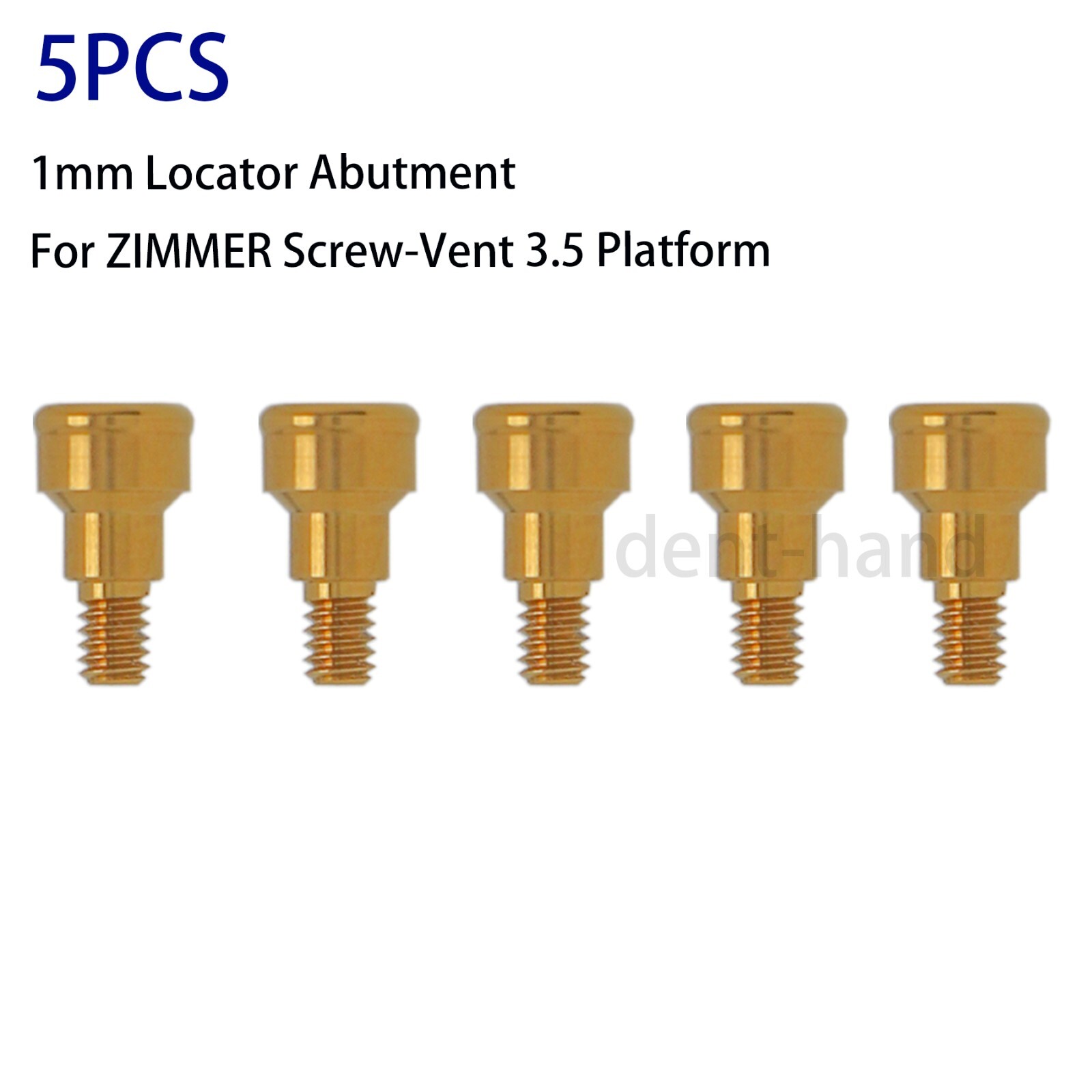 Dental PAØ3.5mm Overdenture Abutment fit Zimmer BEGO 3.75, Zimmer, MIS, Adin