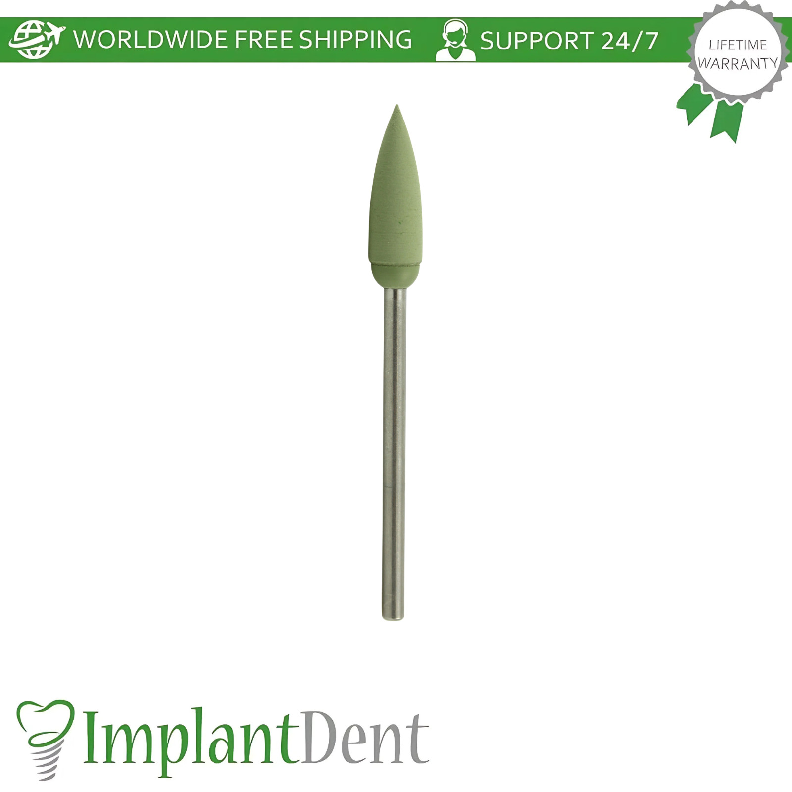 MDT Flame Metals Polisher Bur Ø5.5x18mm Precise Smoothing & High-Gloss Polishing