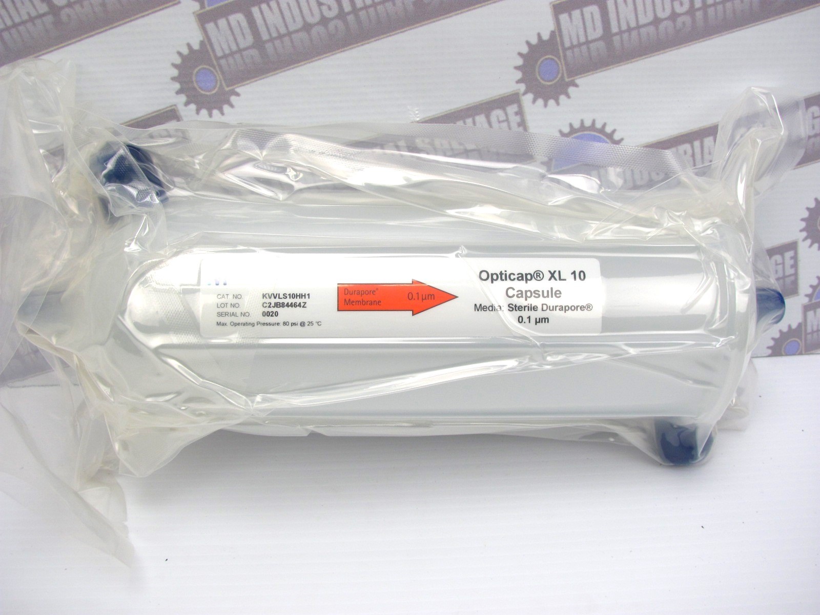 MILLIPORE KVVLS10HH1 STERILE Durapore Opticap XL 10 Capsule 0.1um Filter EXP7/24