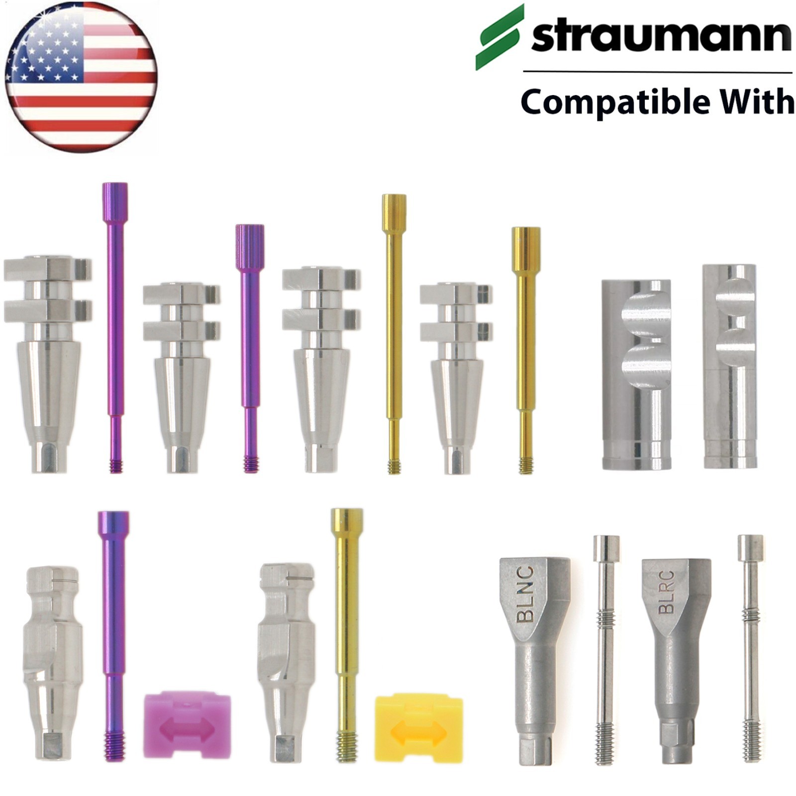 US Implant Transfer Open Close Tray Fit Straumann ITI Healing Abutment for Lab