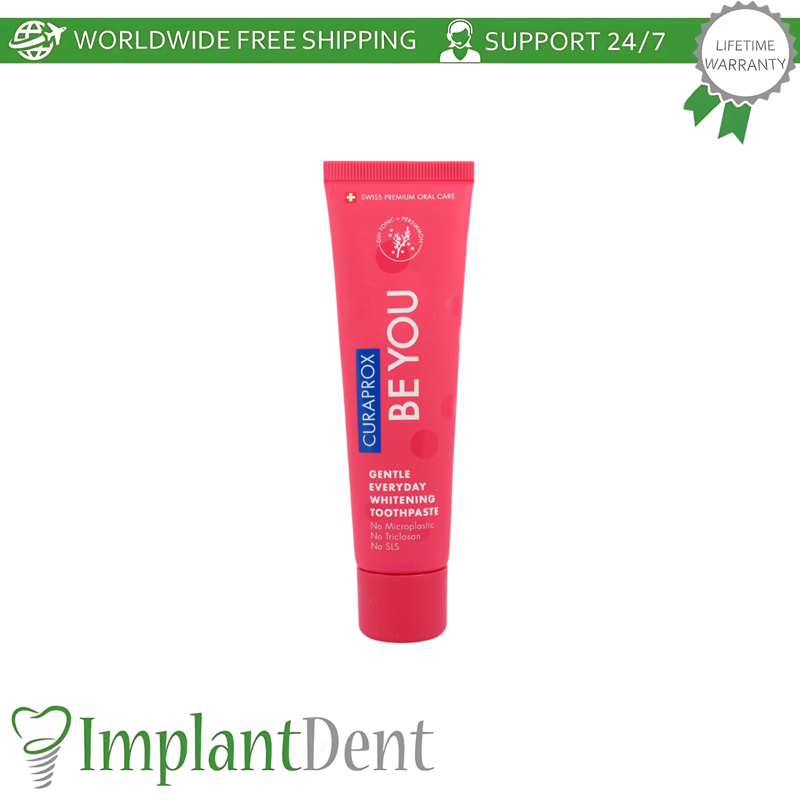 Dental Be You Whitening Toothpaste 60ml Gentle Daily Oral Care Curaprox