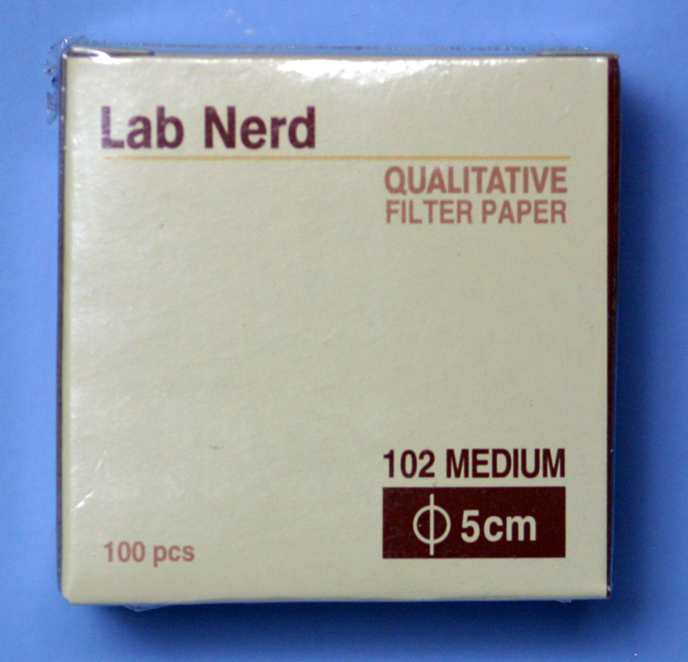 FILTER PAPER 5 cm 100 DISCS QUALITATIVE MEDIUM 102