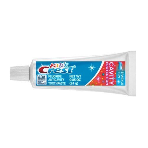 Dental Crest Kid’s Cavity Protection Sparkle Fun Toothpaste, Travel, Upto 72/Bx