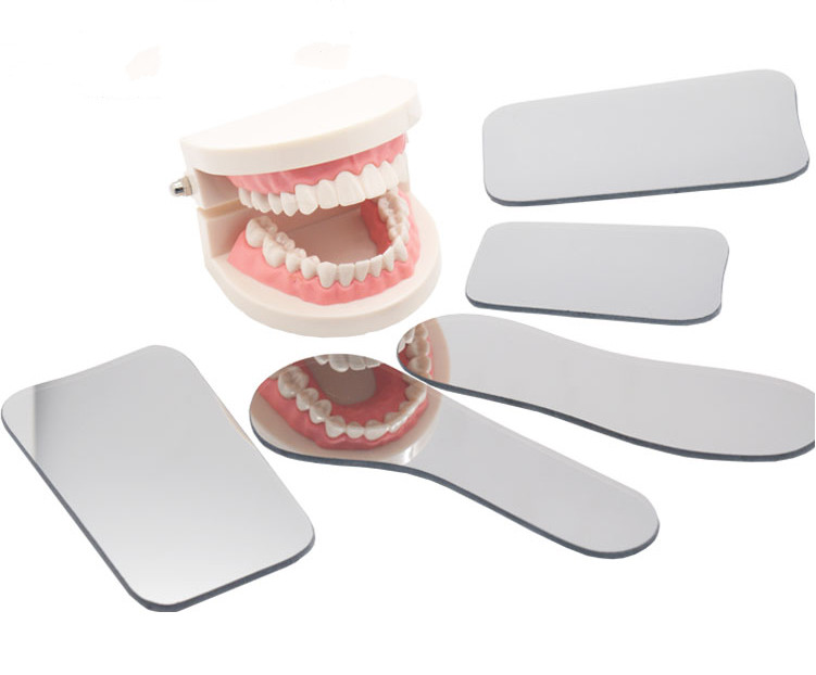 5pcs/Set Dental Lab Oral Photographic Reflector Glass Mirror Double Side