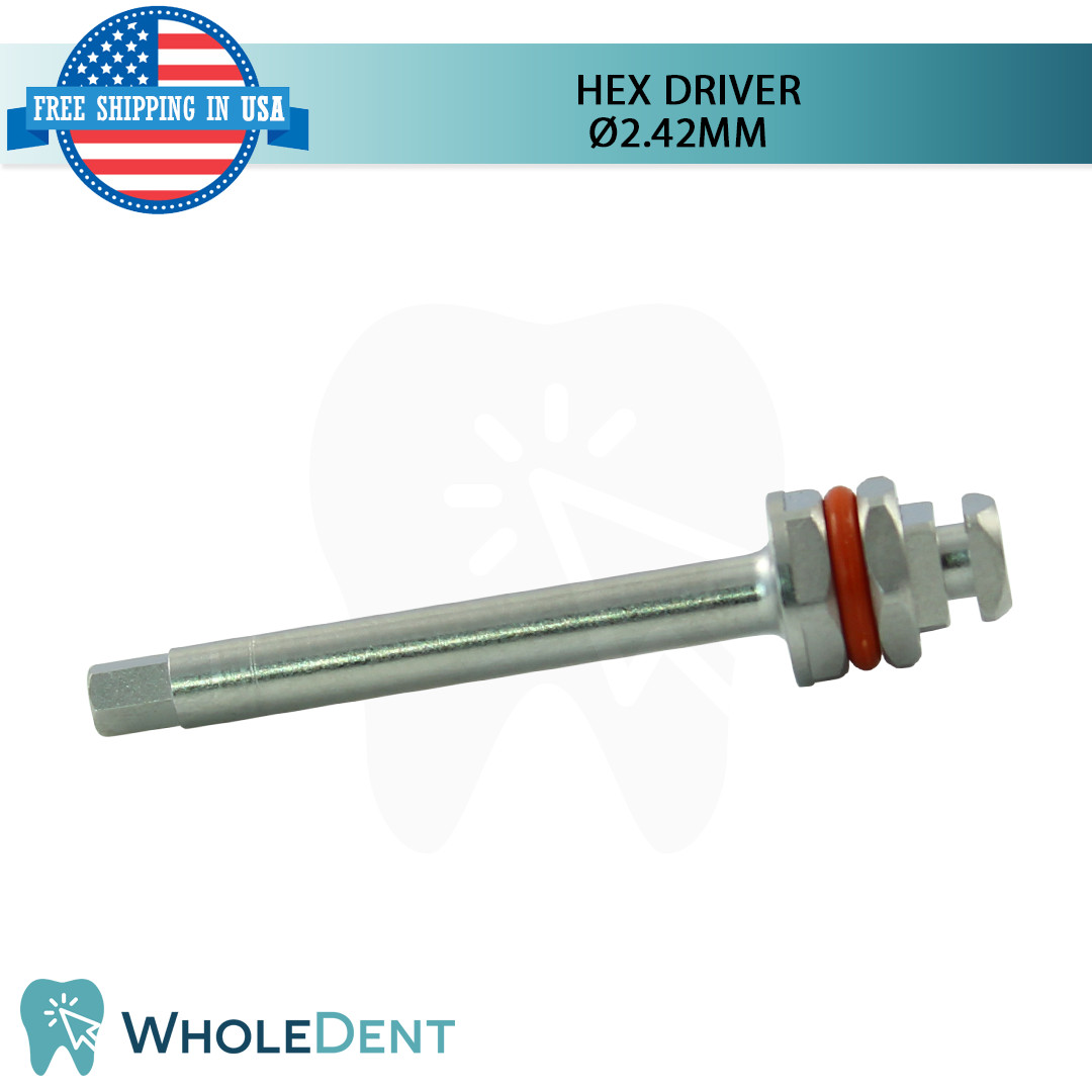 X1 Hex Driver 2.42mm For Dentists Connection Drivers Int Hex Standard Platform