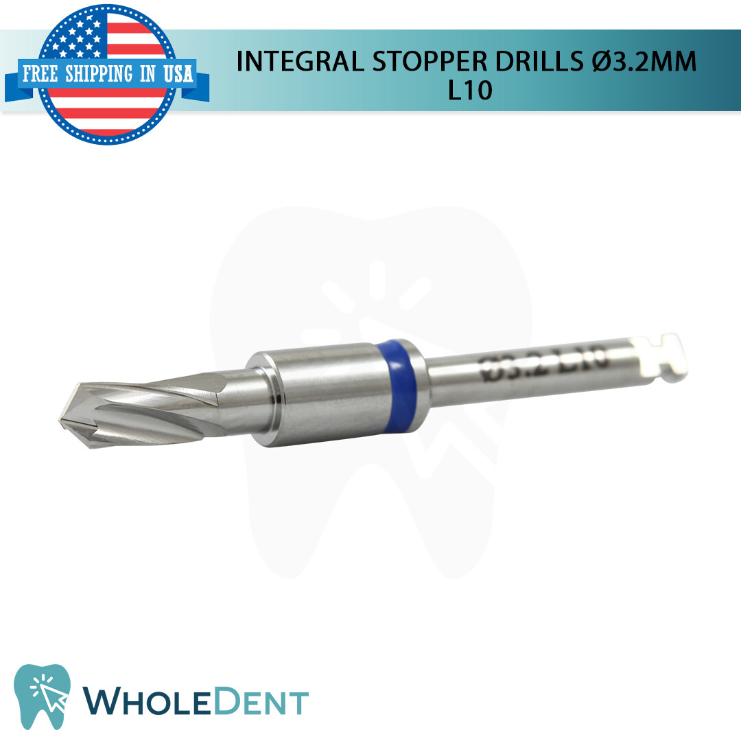 Surgical Integral Stopper Drill Ø3.2 External Irrigation Dental Implant