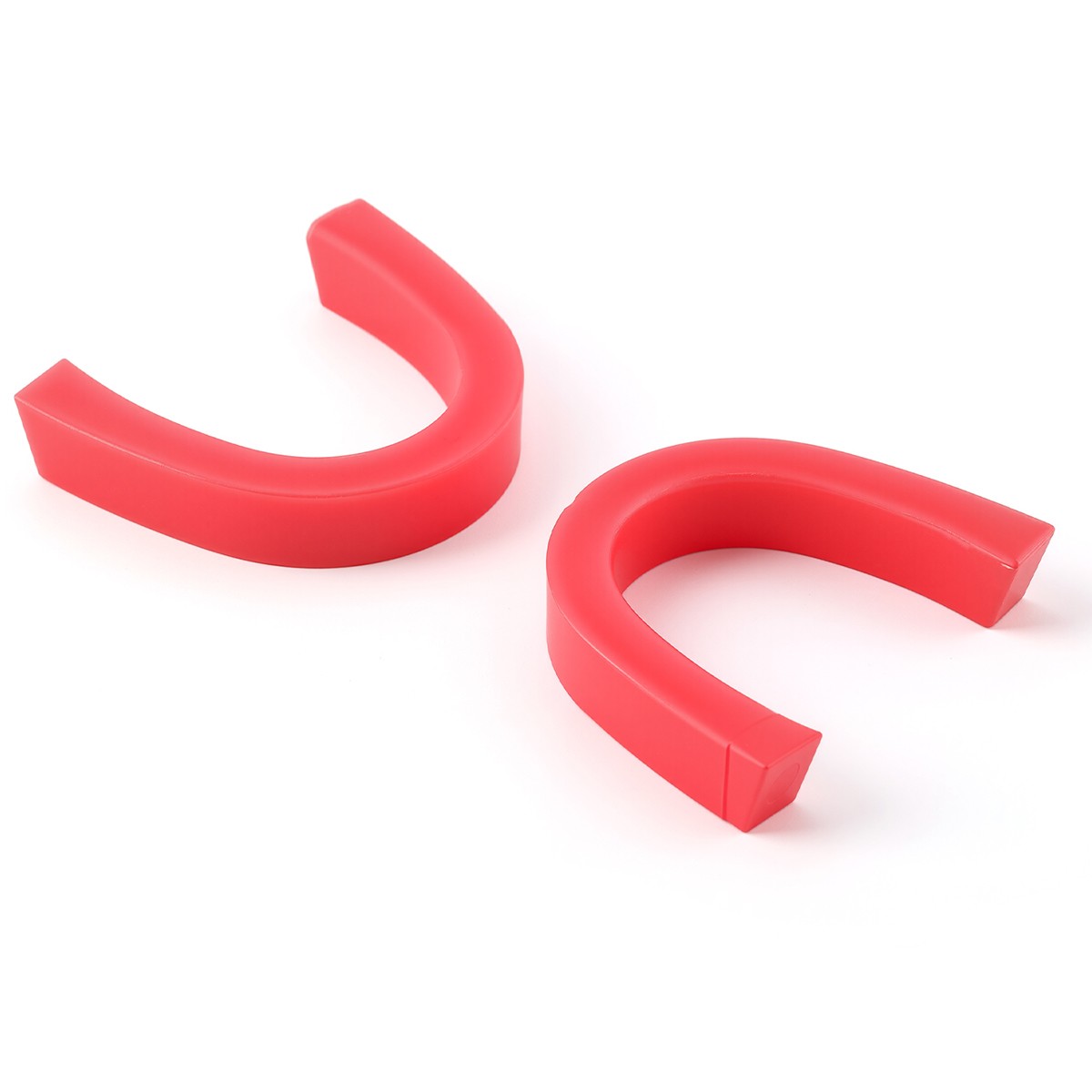 2 Pcs Dental Lab Bite Registration Wax Pink Curved U Shape Base Wax