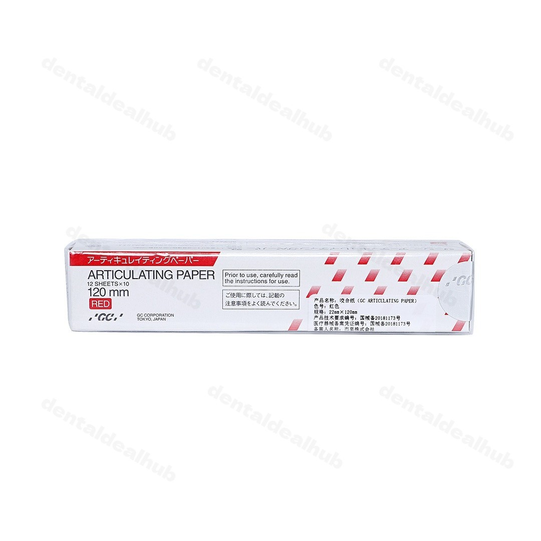GC Articulating Paper 3 Sizes 120/240/480 Sheets Red Blue Dental Occlusion