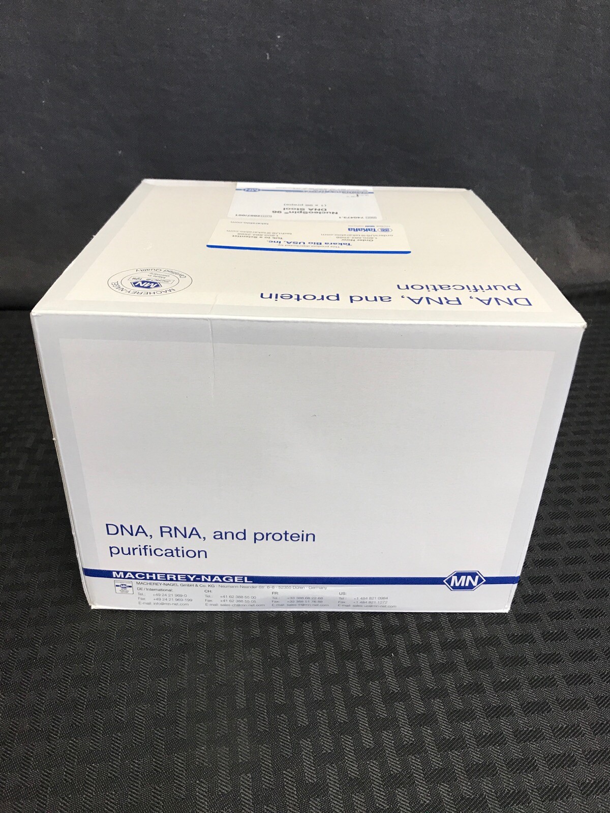TAKARA BIO NucleoSpin 96 DNA Isolation Stool Kit 96-Preps 740473.1