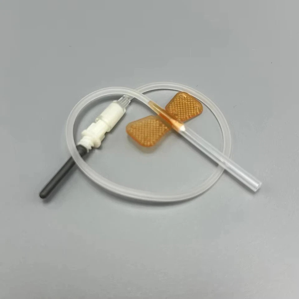 New 50Pcs 21~25G Advanced Safety Sterile Blood Collection Tips with Double-Wing