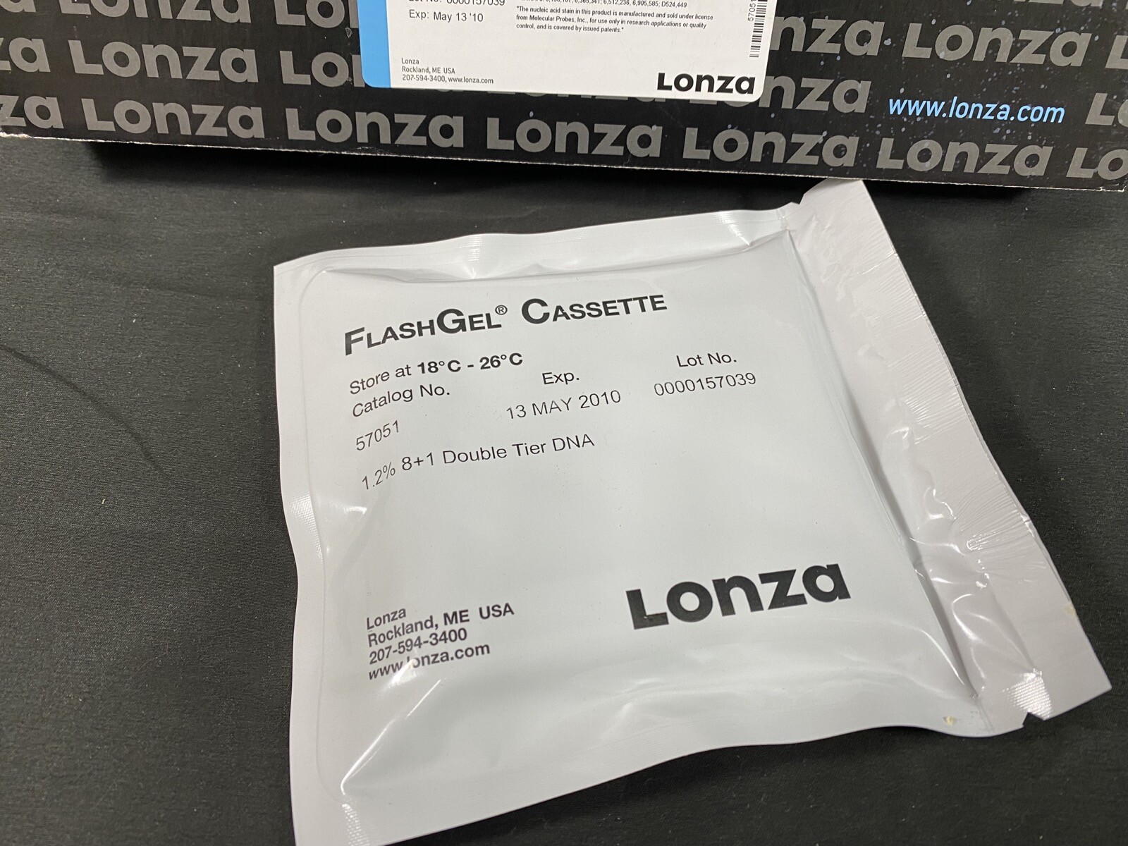 LONZA FlashGel System Recovery Cassettes 1.2% Agarose 57051 (7/pk)