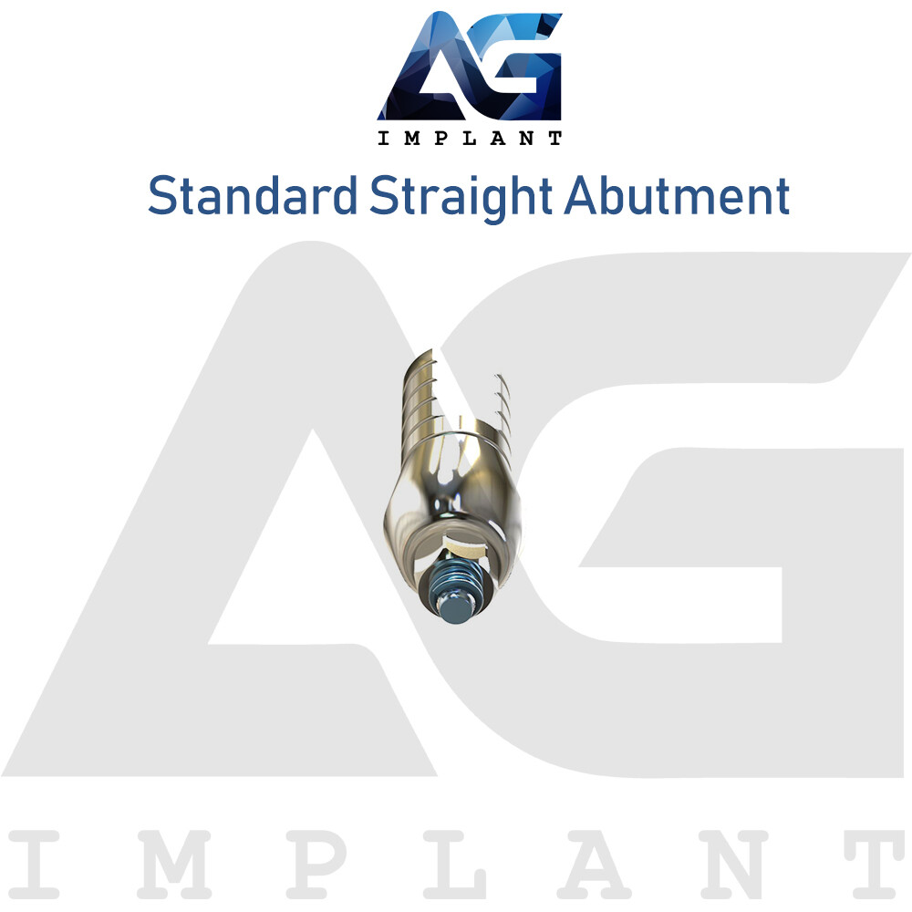 Standard Straight Aesthetic Titanium For Prosthetic System Int Hex 2.42mm