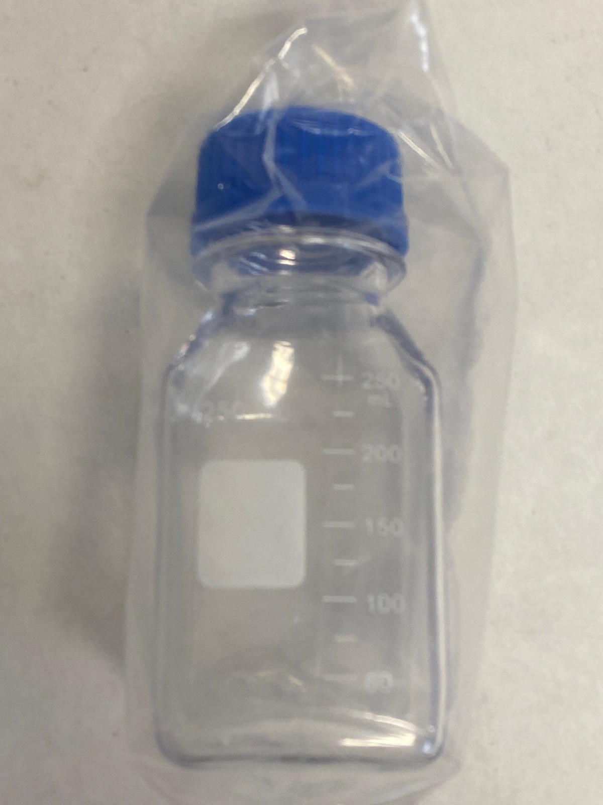 CELLTREAT 250mL Polystyrene Graduated Solution Bottle 229782