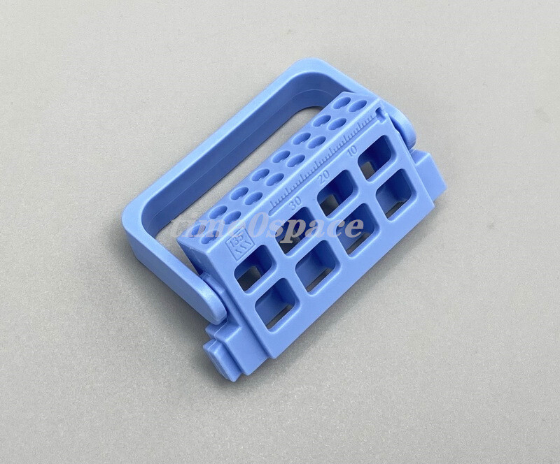Dental Endo Files Block Holder Stand Autoclave Disinfection Box 8/16 Holes