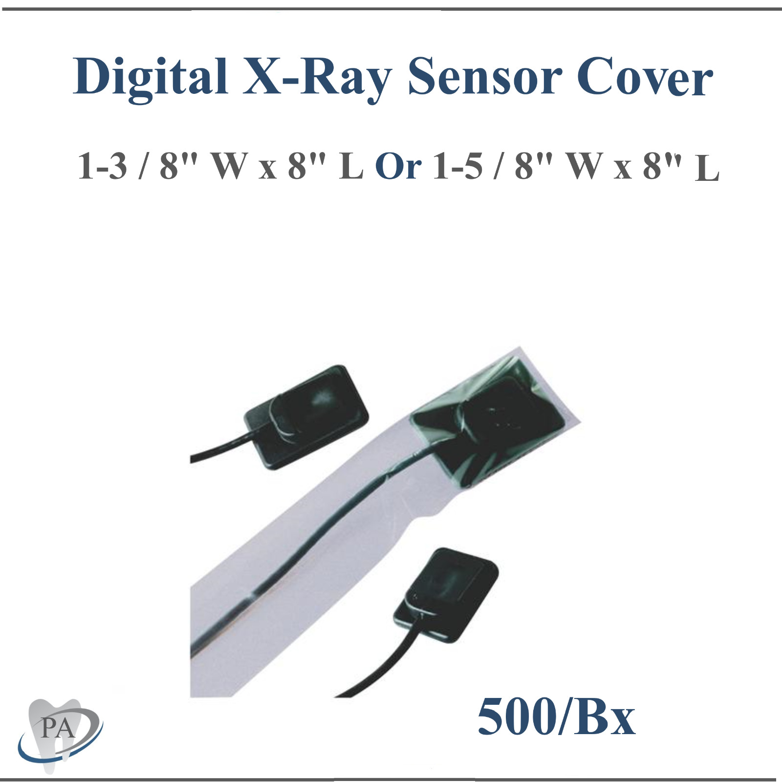 500 Dental Digital X-Ray Sensor Cover #2 or #0 Sleeves, 500/Bx, Sensor Sleeve