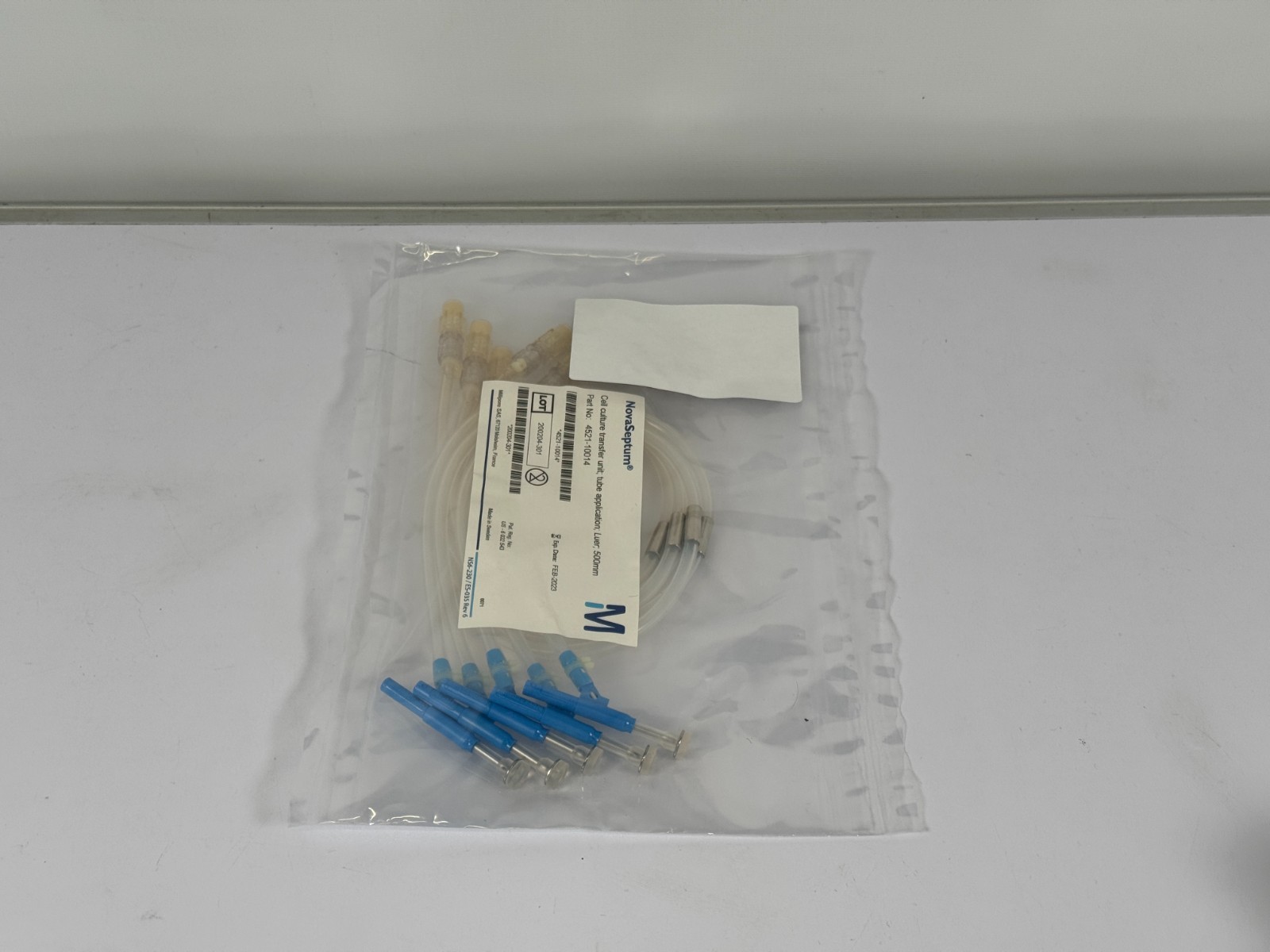Millipore NovaSeptum Cell Culture Transfer Unit Part Number 4521-10014