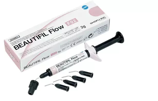 Shofu Beautifil Flow 2gm F02 Flowable Composite Flouride Release Shade A2