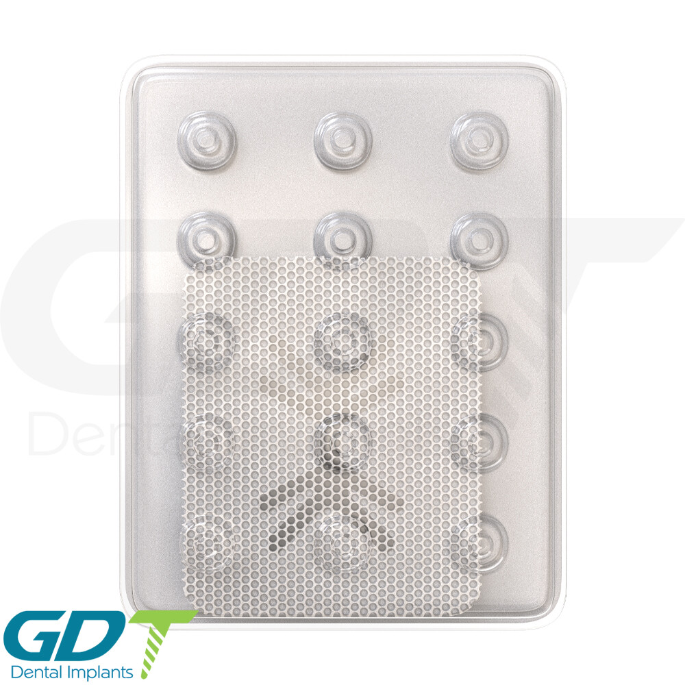 Titanium Reinforced PTFE Membrane Barrier 25mmX30mm Sterile Dental GBR Synthetic