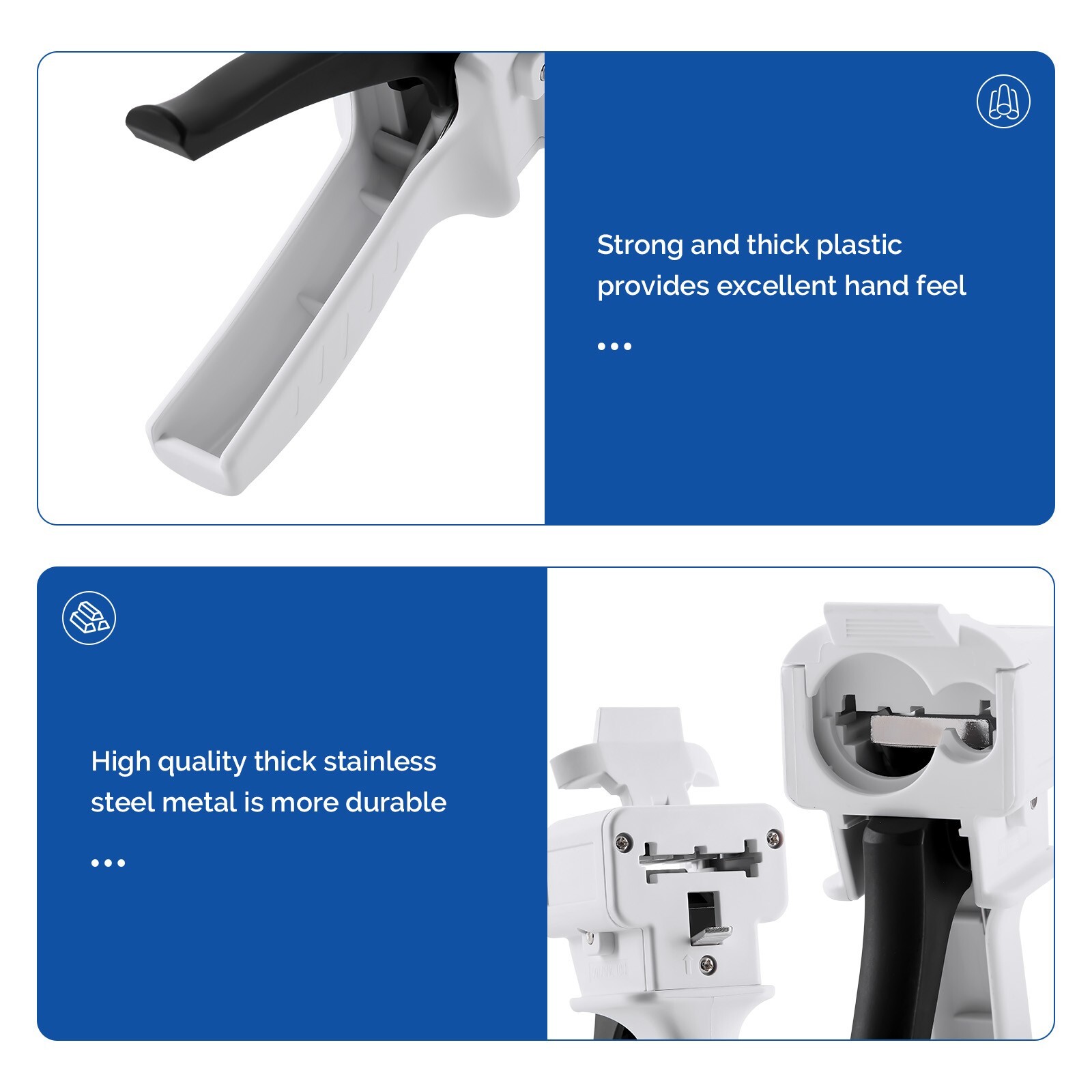 JMU Dental Impression Universal Cartridge Dispenser Delivery Gun 50ML 1:1/2:1