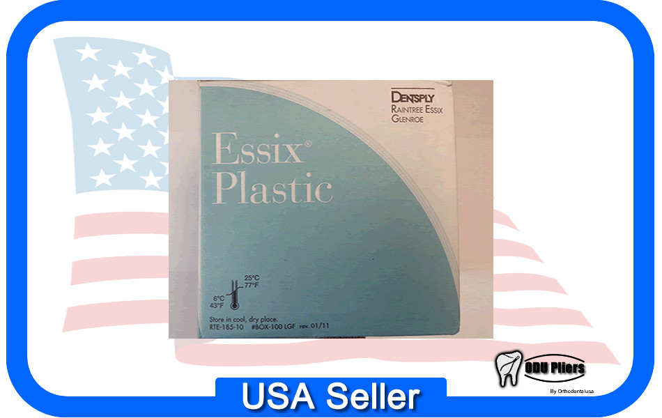 ESSIX C+ VACUUM FORMING SHEETS Retainer .040″/5″ SQUARE BOX 100 pcs 205-1010
