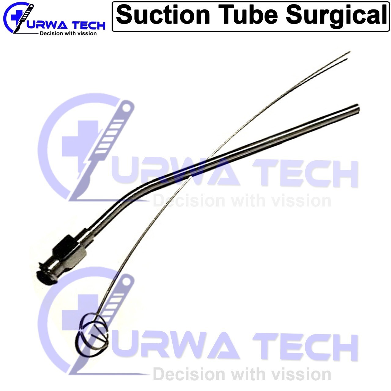 ENT Micro Suction Tip Set Of 2 Cannula 2.5mm(12G), 2.0mm(14G) ENT Instruments
