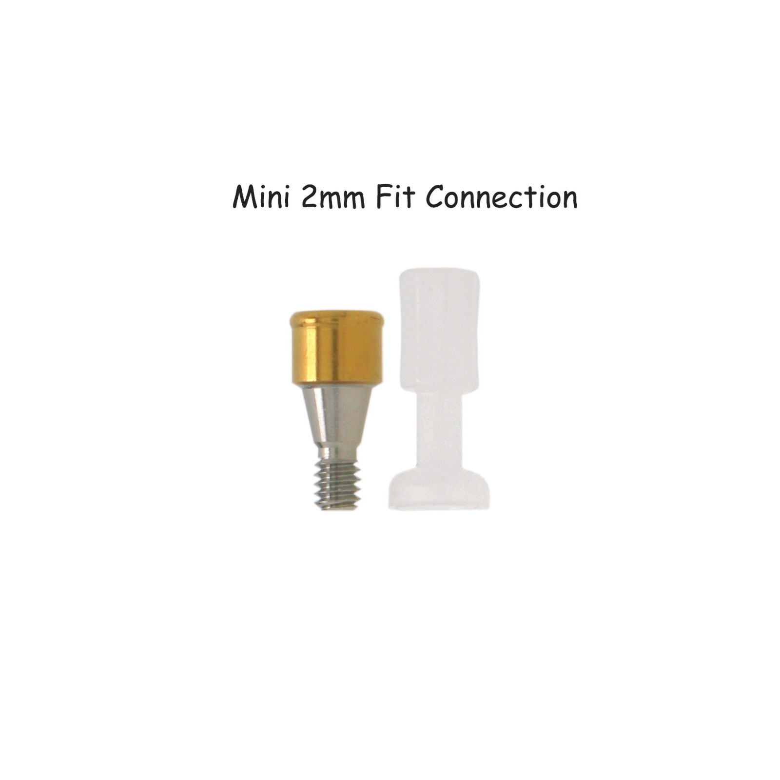 US Hiossen ET ZEST Ti Locator Attachment Overdenture Abutment Fit Mini/Regular