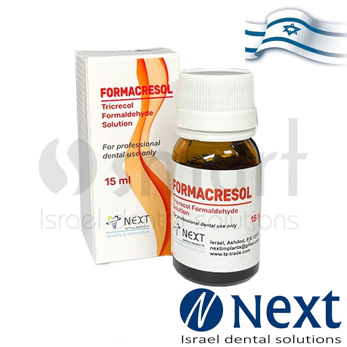 Dental Formacresol Tricresol Formaldehyde Solution 15 ml Next Israel