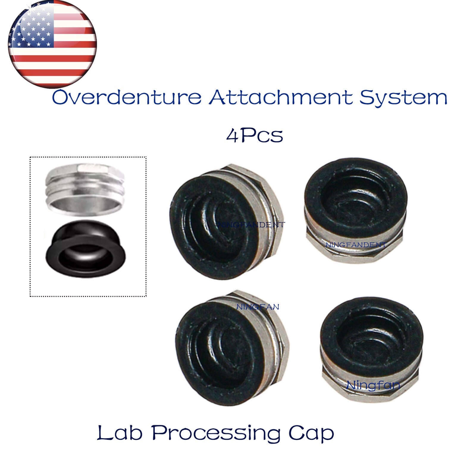 US Universal Dental Retention Caps Locator Insertion Extraction Remove Core Tool