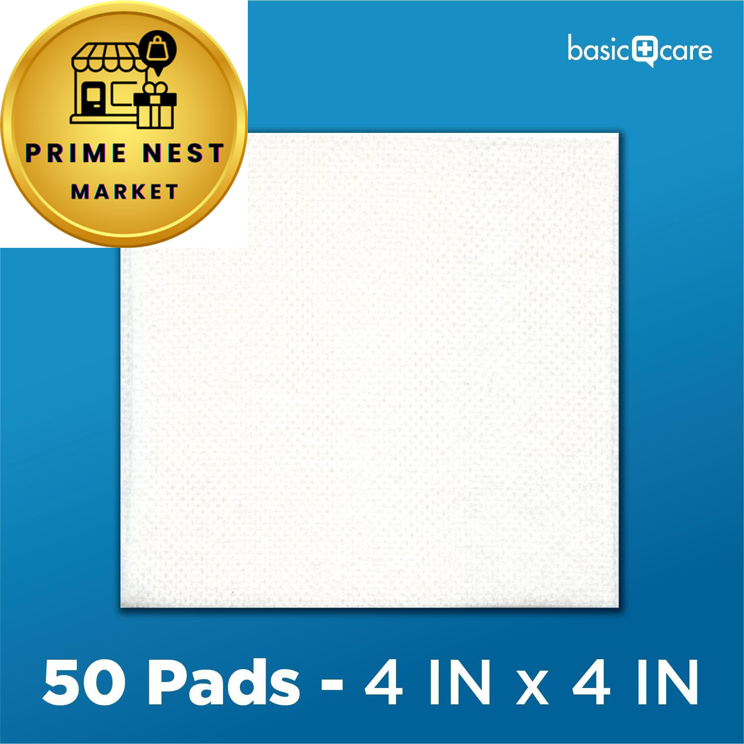 Amazon Basic Care Gauze Pads, 4×4″ Sterile 4×4 Inch (Pack of 1), White
