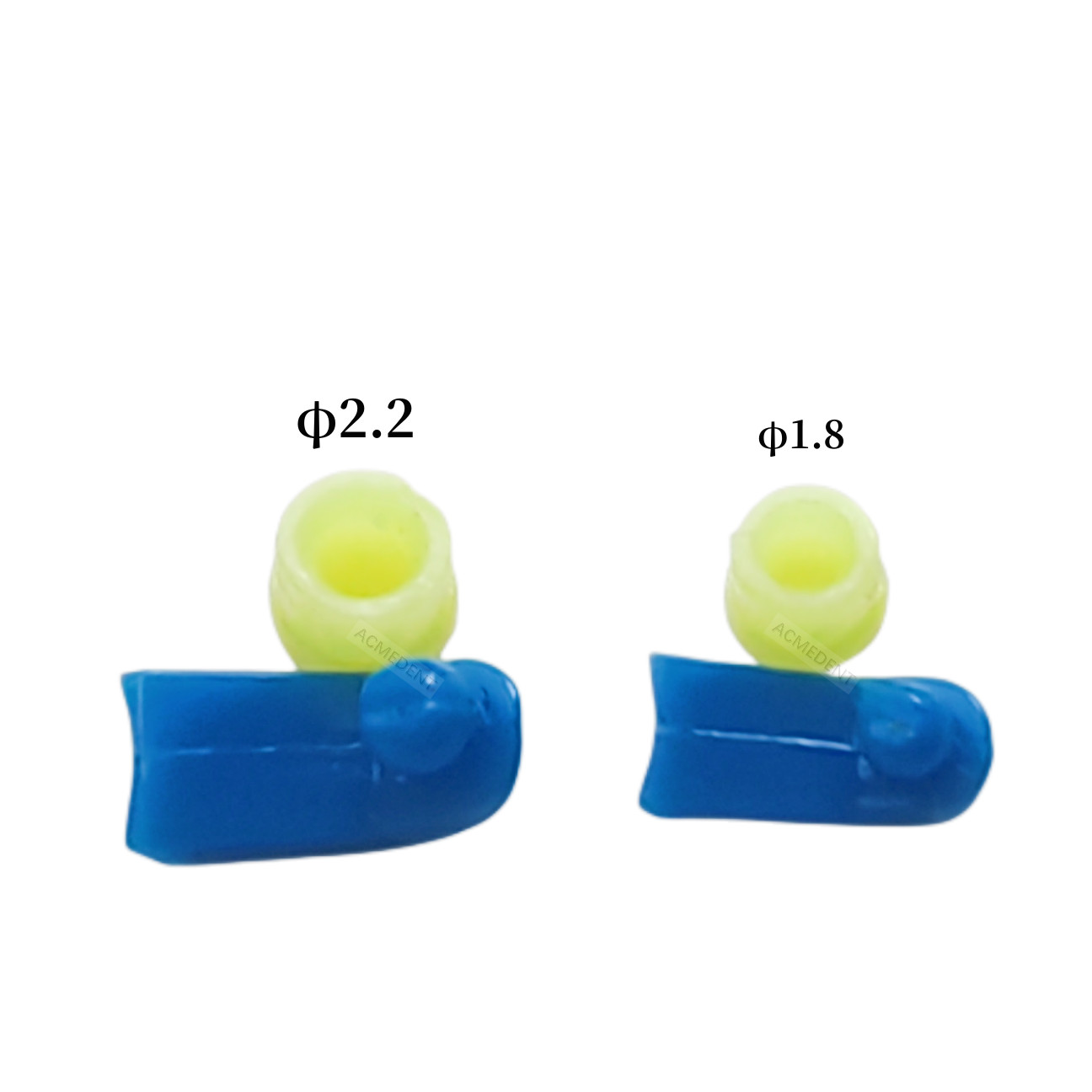 Dental Overdenture Castable Ball Attachment Unilateral Pre-Sectioned Beveled Cap