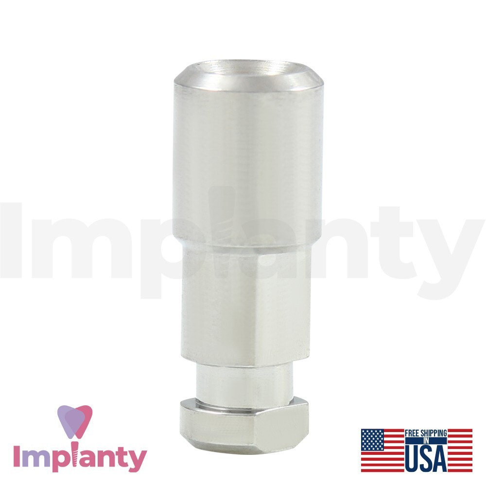 5x GDT Dental Analog 5.0mm Wide Platform For Standard Int Hex 2.42mm Dentistry