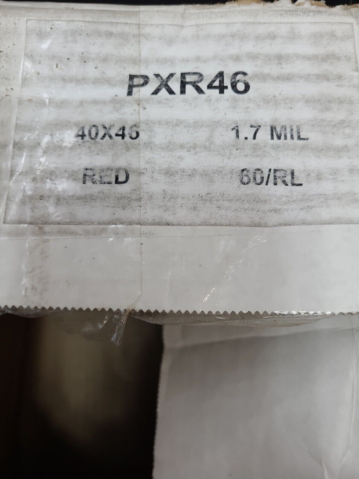RED HAZARDOUS WASTE BAGS 40-45 Gal- 60CT Roll (PXR46) 40×46 1.7 MIL EXP 5/2061