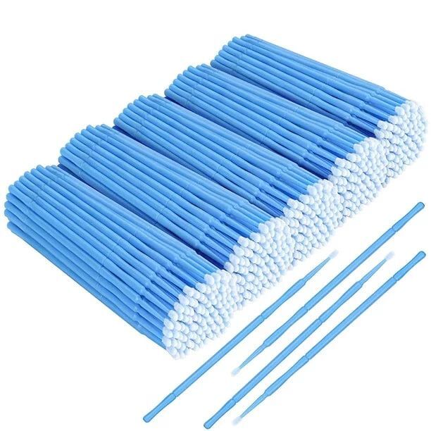 Up to 1600 pcs Dental Regular Tip Micro Applicator Brushes,Blue,2.5mm diameter