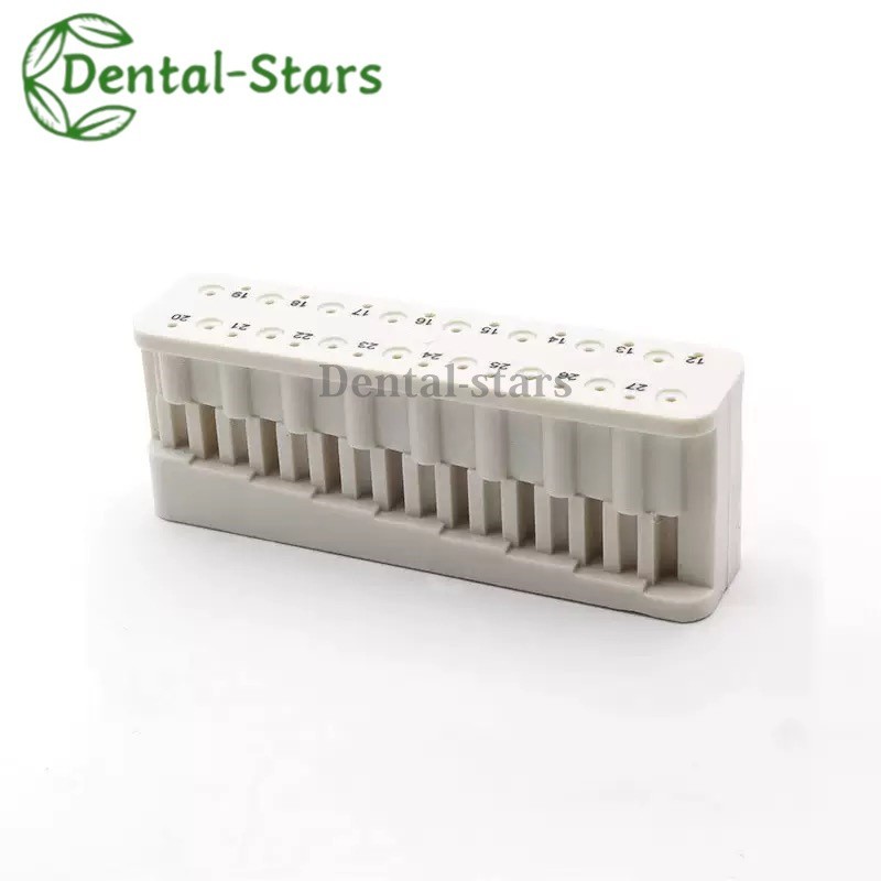 Dental Endo Measuring Block Endodontic File Holder Measuring Ruler Autoclavable