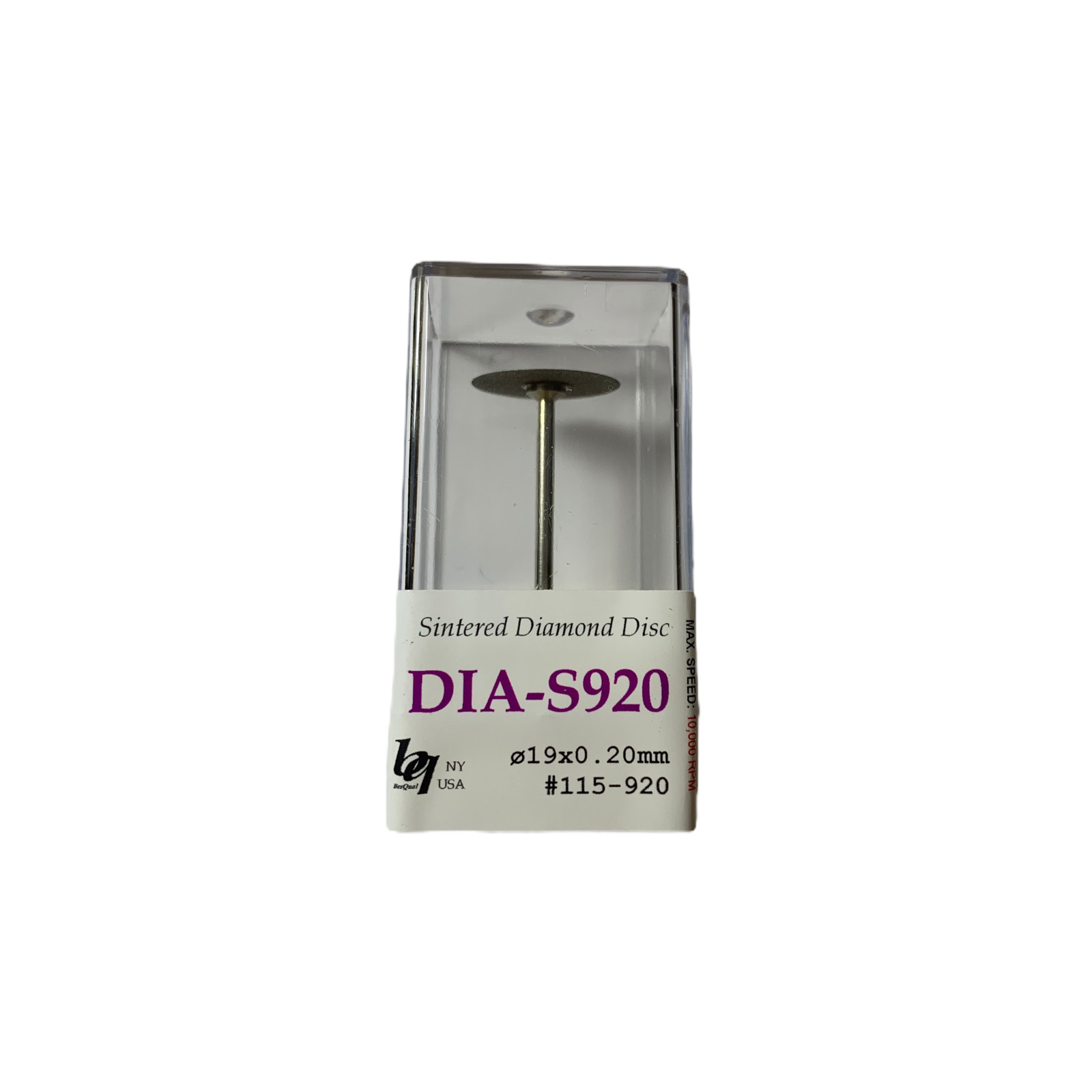 Dental Lab Sintered Diamond Disc – 19 x .20 mm – Red Dot