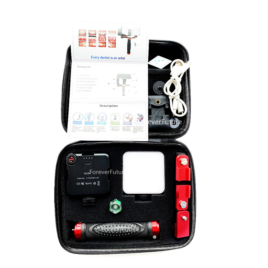 Dental Filling Light Flash Photography Equipment Dentistry USB Phone Oral Light