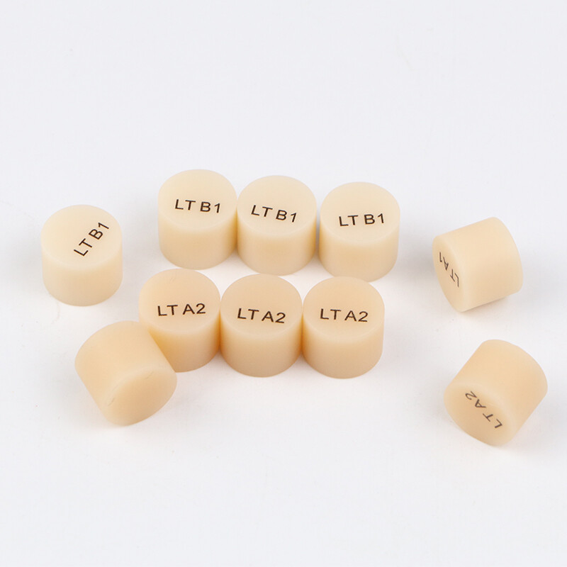 10Pcs IPS Emax Lithium Dislicate Ingots Press Blocks Dental Glass Ceramic Blocks